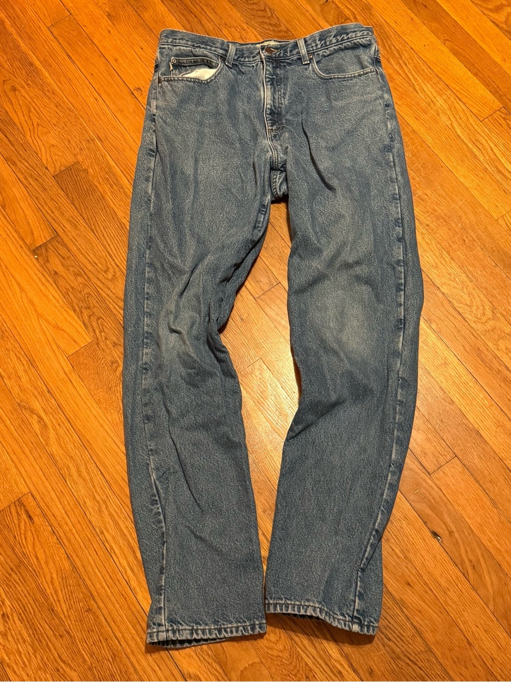 L.L. Bean Men’s Relaxed Fit Jeans in Faded Blue